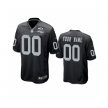 Las Vegas Raiders Custom Black 2020 Inaugural Season Game Jersey