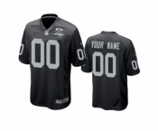 Las Vegas Raiders Custom Black 2020 Inaugural Season Game Jersey