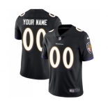 Men's Baltimore Ravens Customized Black Alternate Vapor Untouchable Limited Player Football Jersey