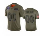 Men's Baltimore Ravens Customized Camo 2019 Salute to Service Limited Jersey