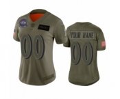 Women's Baltimore Ravens Customized Camo 2019 Salute to Service Limited Jersey