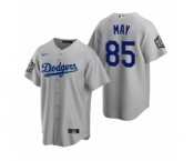 Los Angeles Dodgers #85 Dustin May Gray 2020 World Series Replica Jerseys