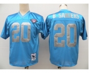 Detroit Lions #20 Barry Sanders Blue 75TH Throwback Jersey