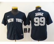 Nike Women's New York Yankees #99 Aaron Judge Authentic Navy Blue Baseball Jersey