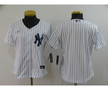 Nike Women's New York Yankees Bank White Name On Back Baseball Jersey