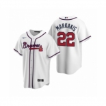 Youth Atlanta Braves #22 Nick Markakis Nike White 2020 Replica Home Jersey