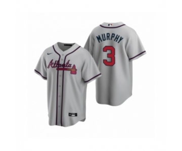 Youth Atlanta Braves #3 Dale Murphy Nike Gray 2020 Replica Road Jersey