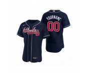 Men's Atlanta Braves Custom Nike Navy Authentic 2020 Alternate Jerseys