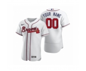 Men's Atlanta Braves Custom Nike White 2020 Authentic Jersey