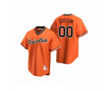 Baltimore Orioles Custom Nike Orange Cooperstown Collection Alternate Jersey