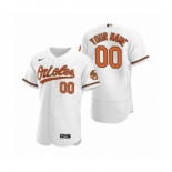 Men's Baltimore Orioles Custom Nike White Authentic 2020 Home Jersey