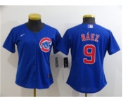 Women's Cubs #9 Javier Baez Royal 2020 Stitched Baseball Cool Base Jersey