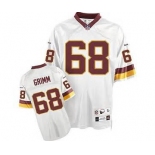 Men's Washington Redskins #17 Doug Williams White Throwback Jersey (6)