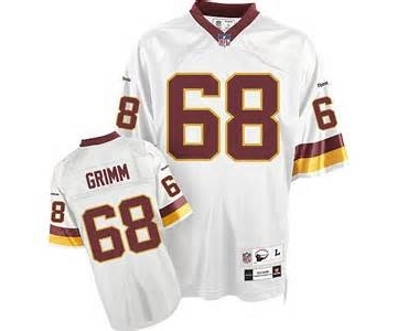 Men's Washington Redskins #17 Doug Williams White Throwback Jersey (6)