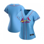 Women's St. Louis Cardinals Alternate 2020 Baseball Team Jersey Light Blue