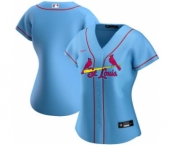 Women's St. Louis Cardinals Alternate 2020 Baseball Team Jersey Light Blue