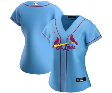 Women's St. Louis Cardinals Alternate 2020 Baseball Team Jersey Light Blue