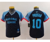 Youth San Diego Padres #10 Jurickson Profar Navy 2024 All Star Limited Stitched Jersey