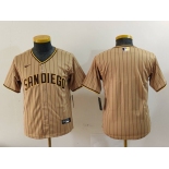 Youth San Diego Padres Blank Tan 2023 Cool Base Stitched Jersey