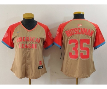 Women's Baltimore Orioles #35 Adley Rutschman Cream 2024 All Star Limited Stitched Jersey