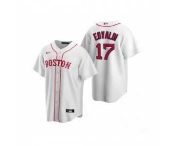 Women's Boston Red Sox #17 Nathan Eovaldi Nike White Replica Alternate Jersey