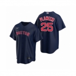 Women's Boston Red Sox #25 Kevin Plawecki Nike Navy Replica Alternate Jersey