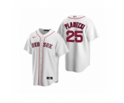 Women's Boston Red Sox #25 Kevin Plawecki Nike White Replica Home Jersey