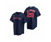 Women's Boston Red Sox #28 J.D. Martinez Nike Navy Replica Alternate Jersey