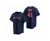 Women's Boston Red Sox #41 Chris Sale Nike Navy Replica Alternate Jersey