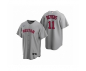 Youth Boston Red Sox #11 Rafael Devers Nike Gray Replica Road Jersey