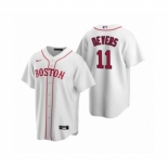 Youth Boston Red Sox #11 Rafael Devers Nike White Replica Alternate Jersey