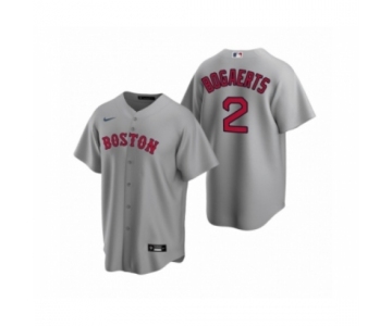 Youth Boston Red Sox #2 Xander Bogaerts Nike Gray Replica Road Jersey