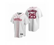 Youth Boston Red Sox #25 Kevin Plawecki Nike White Replica Alternate Jersey