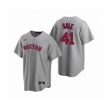 Youth Boston Red Sox #41 Chris Sale Nike Gray Replica Road Jersey