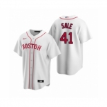 Youth Boston Red Sox #41 Chris Sale Nike White Replica Alternate Jersey