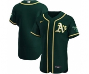 Men's Nike Oakland Athletics 2020 Green Alternate Authentic Team Baseball Jersey