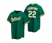 Men's Nike Oakland Athletics #22 Ramon Laureano Green Alternate Stitched Baseball Jersey