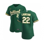 Men's Nike Oakland Athletics #22 Ramon Laureano Kelly Green Alternate 2020 Authentic Player Baseball Jersey