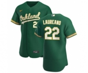 Men's Nike Oakland Athletics #22 Ramon Laureano Kelly Green Alternate 2020 Authentic Player Baseball Jersey