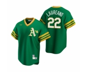 Men's Nike Oakland Athletics #22 Ramon Laureano Kelly Green Cooperstown Collection Road Stitched Baseball Jersey