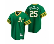 Men's Nike Oakland Athletics #25 Stephen Piscotty Kelly Green Cooperstown Collection Road Stitched Baseball Jersey