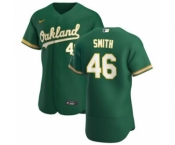 Men's Nike Oakland Athletics #46 Burch Smith Kelly Green Alternate 2020 Authentic Player Baseball Jersey