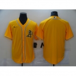 Men's Nike Oakland Athletics Blank Yellow Jersey