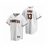 Men's Arizona Diamondbacks #13 Nick Ahmed Nike White Replica Home Jersey