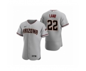 Men's Arizona Diamondbacks #22 Jake Lamb Nike Gray Authentic 2020 Road Jersey