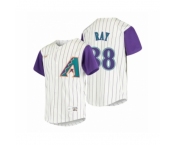 Men's Arizona Diamondbacks #38 Robbie Ray Nike Cream 2020 Cooperstown Collection Alternate Jersey