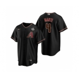 Men's Arizona Diamondbacks #4 Ketel Marte Black 2023 World Series Cool Base Stitched Baseball Jersey