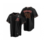 Men's Arizona Diamondbacks #40 Madison Bumgarner Black 2023 World Series Cool Base Stitched Baseball Jersey