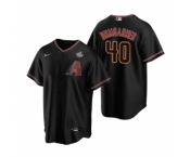 Men's Arizona Diamondbacks #40 Madison Bumgarner Black 2023 World Series Cool Base Stitched Baseball Jersey