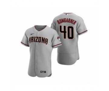 Men's Arizona Diamondbacks #40 Madison Bumgarner Nike Gray Authentic 2020 Road Jersey